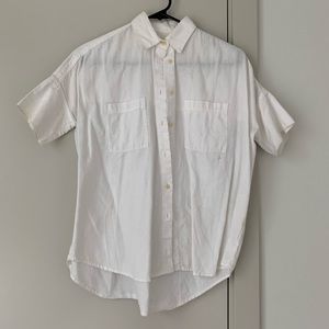 Madewell white courier shirt XXS